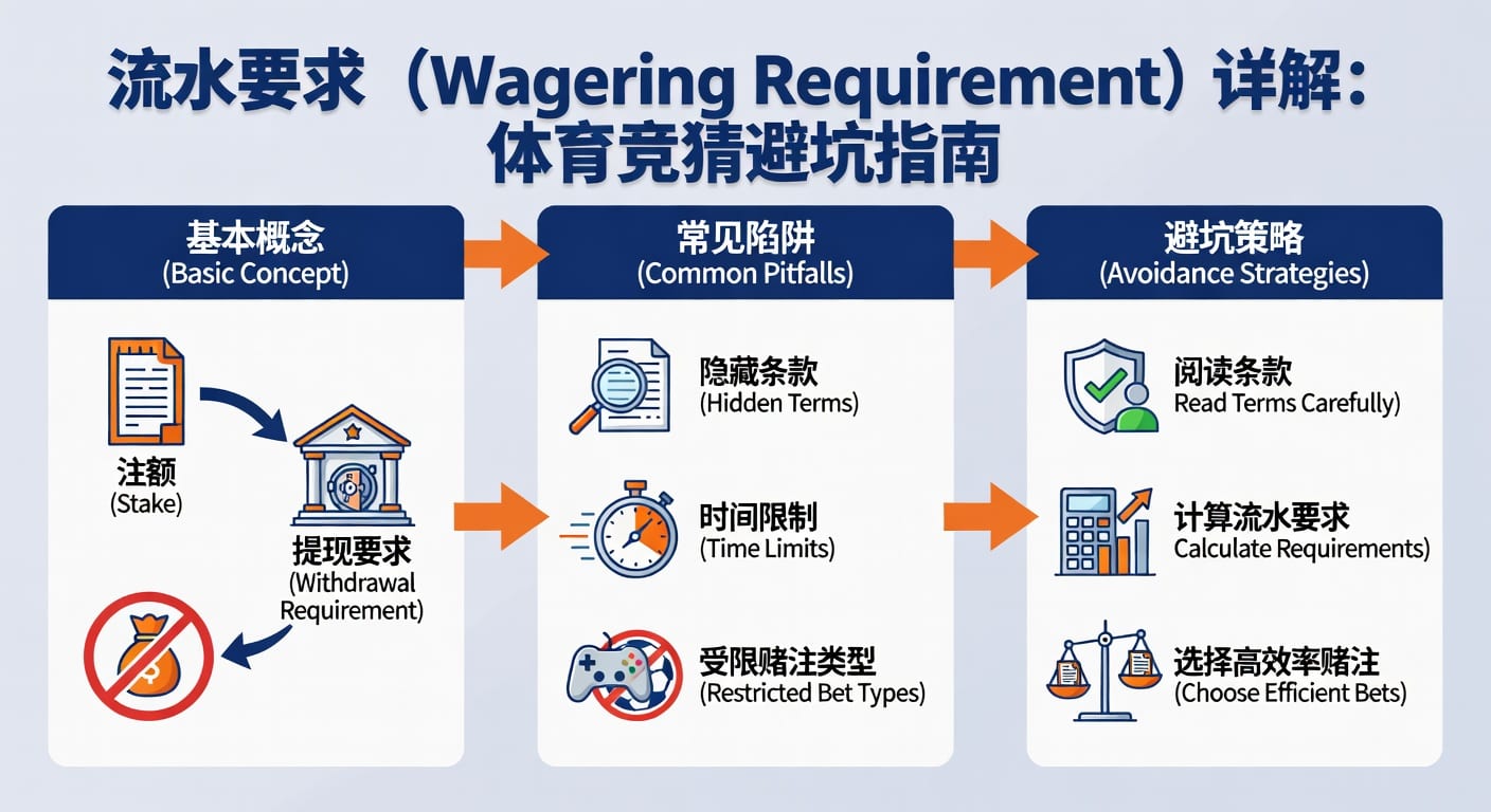 流水要求 wagering requirement 详解：计算方法与出款门槛