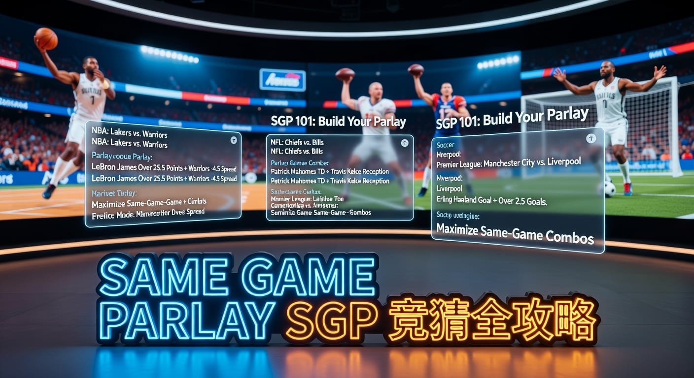 超级过关 same game parlay SGP：玩法与投注技巧